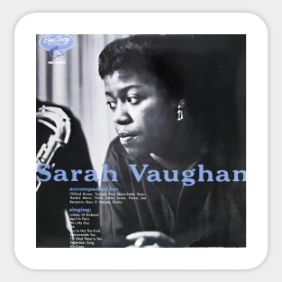 Sarah vaughan Sticker